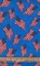 Foust Textiles Made In The USA Red White and Blue Wavy Flags on Blue Patriotic Price per Yard